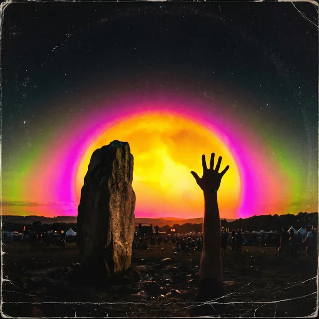 Summer Found — EP cover. SNACKS NOT FOUND solstice transmission; the longest day of the year rendered as a festival main stage.